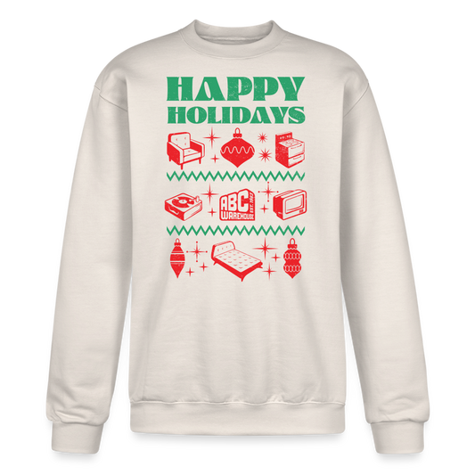 Happy Holidays Sweatshirt - Sand