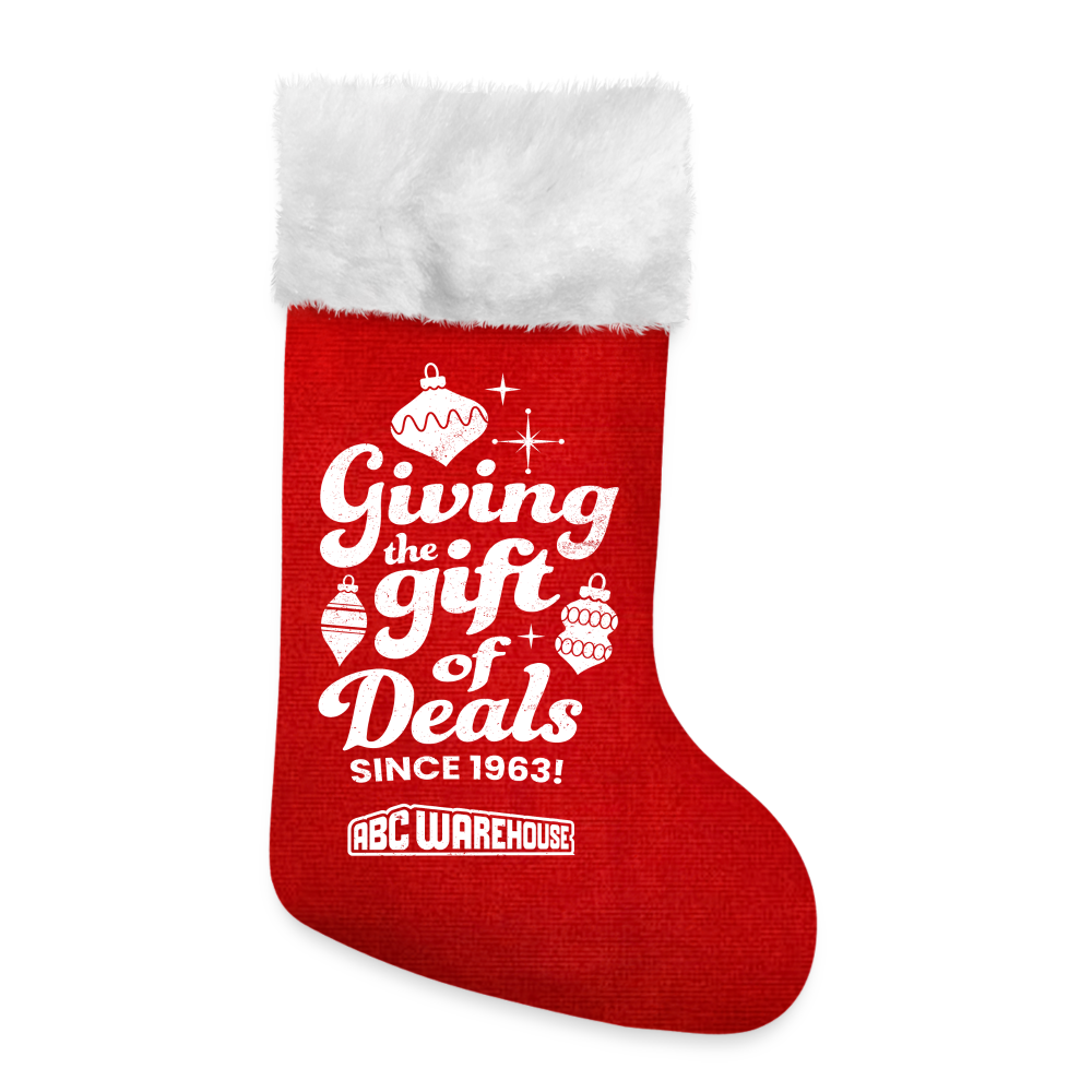 Christmas Stocking - red/white