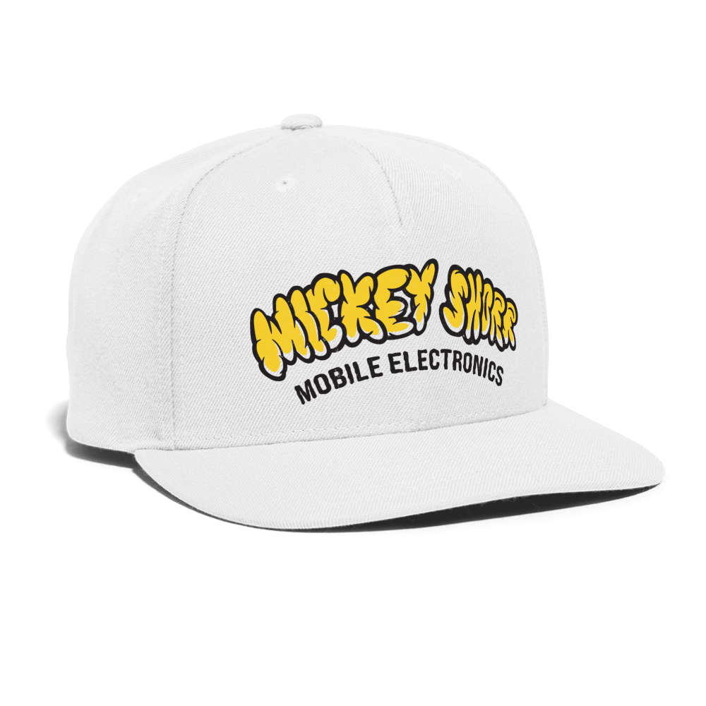 Snapback Baseball Cap - white