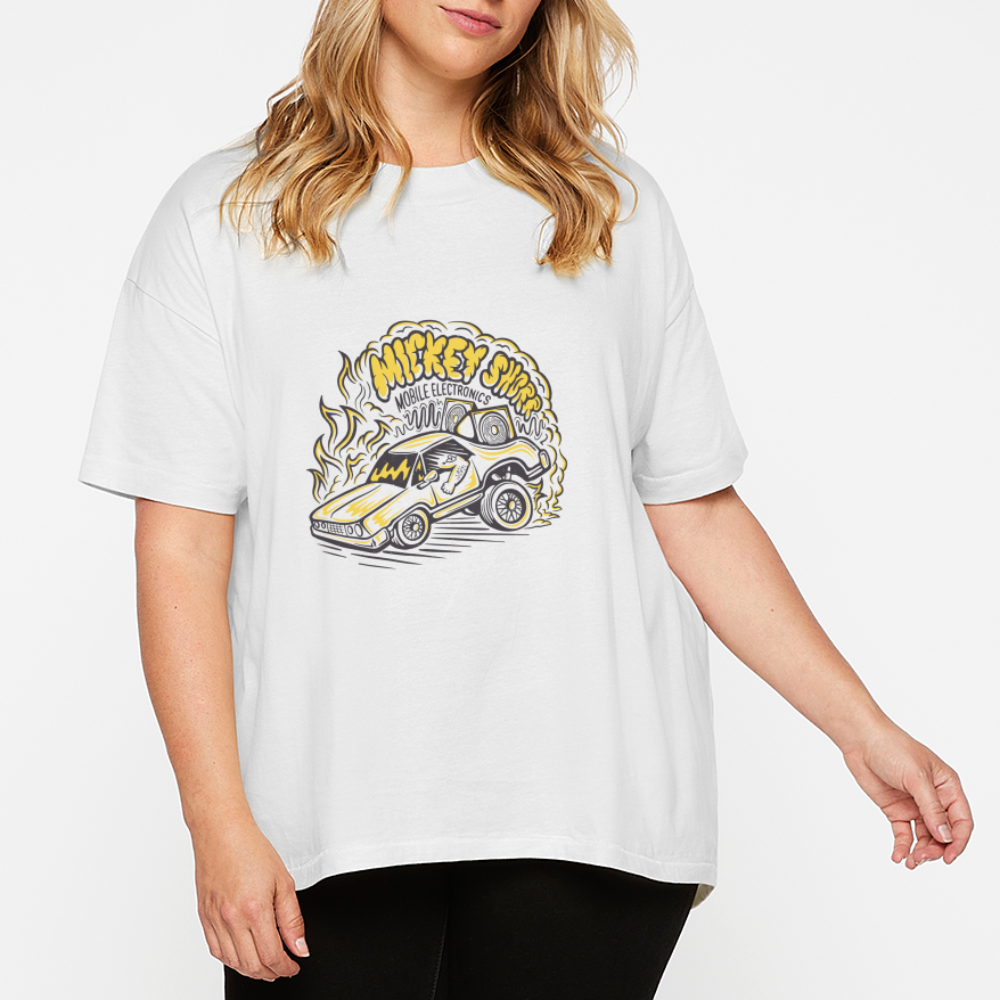 Women's Hi-Lo Tee - white