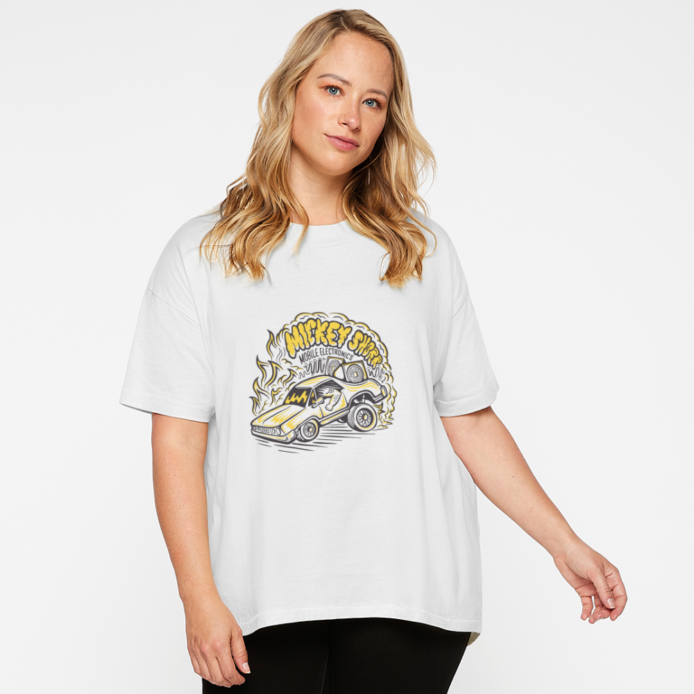 Women's Hi-Lo Tee - white