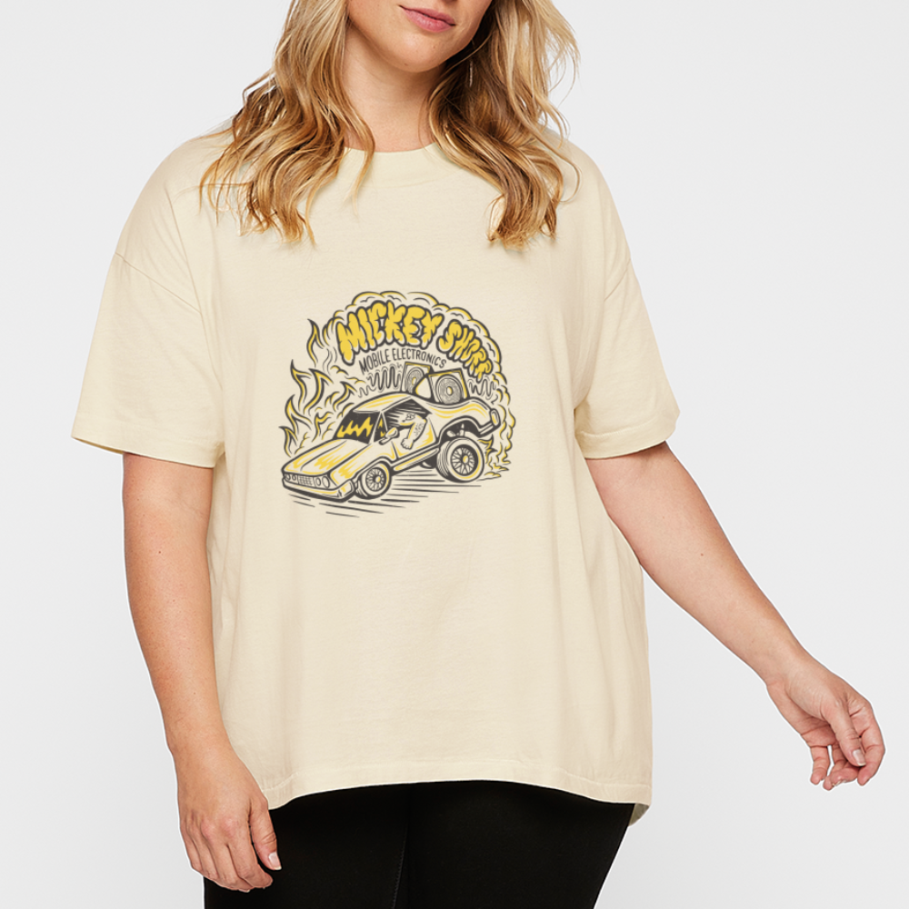 Women's Hi-Lo Tee - Natural