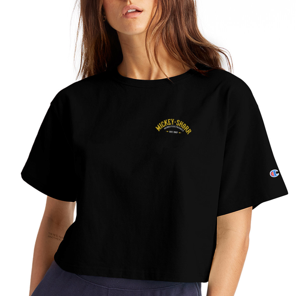 Champion Women’s Cropped T-Shirt - black